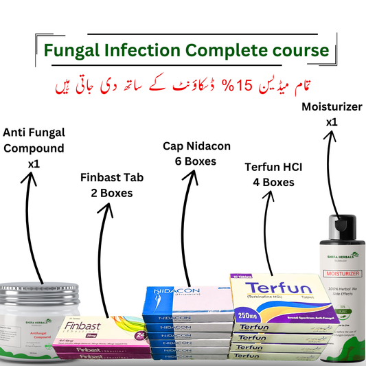 Fungal infection treatment by shifa herbals